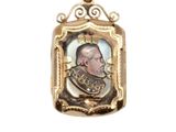 an image of a picture of a man in a gold frame