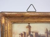 a picture of a picture of a castle in a picture frame