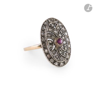 a close up of a ring on a white background