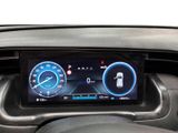 the dashboard of a car with a digital display on it