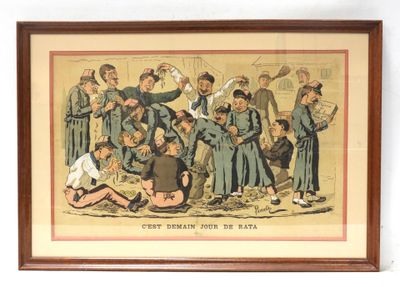 framed picture of a group of children playing with a baseball bat
