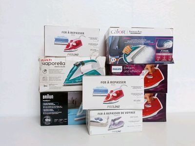 Lot de 8 fers à repasser - POLTI - CALOR - PHILIPS - BRAUN -…