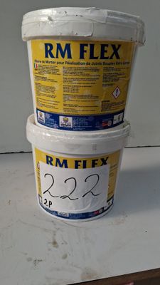Lot de 2 seaux de résine de mortier RM FLEX, spécialement co…