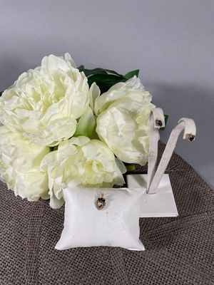 Pendentif "Coeur"en or jaune 18K serti de 13 petits diamants…