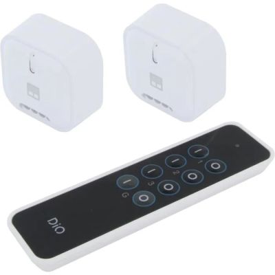two remote controls that are sitting next to each other