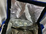 a bag of food that is sitting on a table
