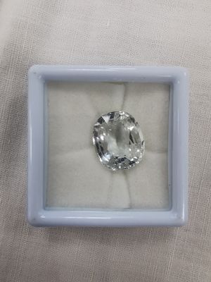 TOPAZE white VS Brésil coussin 16,3 x 13,7 15,81ct