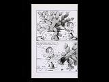 the comic strip is black and white with a picture of a man and a woman