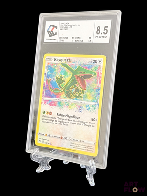 an image of a pokemon card with a name tag on it