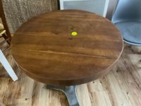 Une table de bistrot ancienne plateau bois (photo 2)