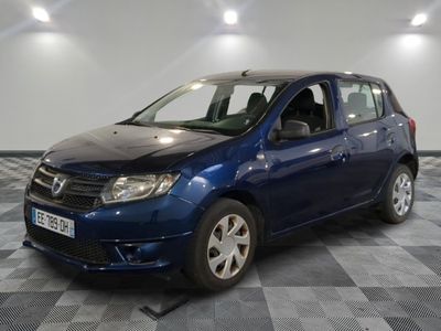 a picture of a blue car parked in a garage