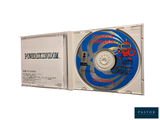 a cd in a case with a picture of a clock on it