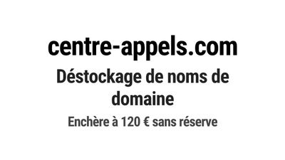 Nom de domaine centre-appels.com.