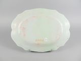 underside view of a bowl showing the scallop shape
