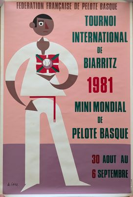 poster of a man holding a present in his hands