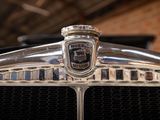 a close up of a car ' s emblem on the front of it