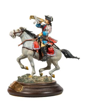 90mm. Ancien Régime. Régiment d'Orléans Cavalerie.