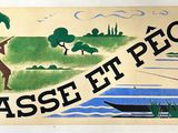 une pancarte sur laquelle est écrit « chasse et fil »