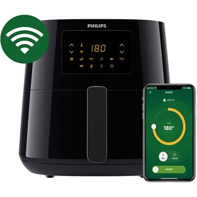 Friteuse à air chaud Philips avec connexion Wi-Fi et application associée