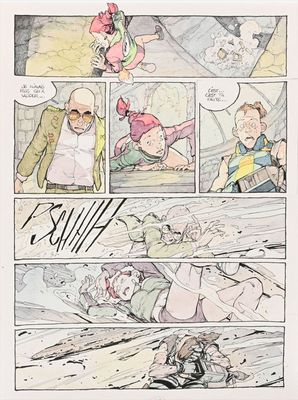 cartoon of a comic strip with a cartoon of a man and a woman