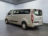 a white van that is parked inside of a building