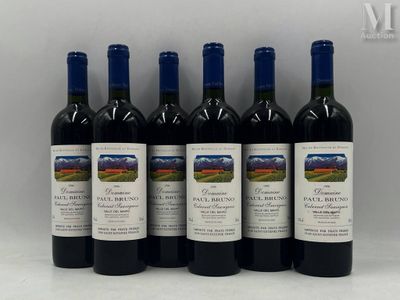 CHILI P. Bruno 6 bouteilles "Cabernet Sauvignon", 1996