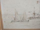 a picture of a picture of a boat in the water
