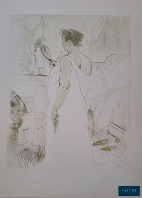 a drawing of a woman holding a knife in her hand