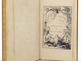 an open book with a picture of a man and a woman on it
