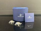 Salière et poivrière en forme de tortue en cristal Swarovski