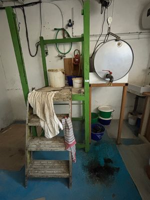 Plateforme en métal Porte fût