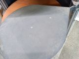 a chair that has a seat that has a hole in it