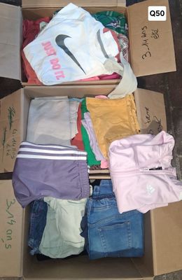 lot de 50 vetements enfants de 3/14 ans
