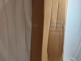 a cardboard box that is sitting on a white surface