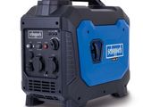 une image représentant un générateur portable bleu et noir sur fond blanc