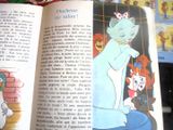 un livre ouvert avec l'image d'un chat dessus