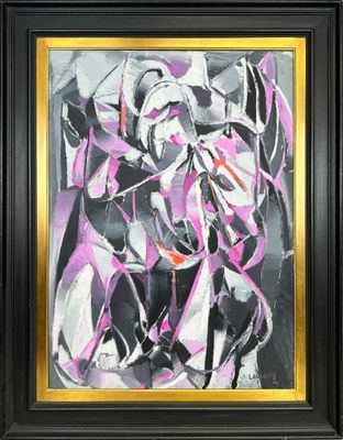 André LANSKOY (1902-1976) : "un péril à vaincre" , huile sur…
