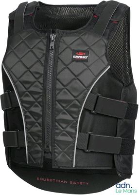 a close up of a vest on a white background