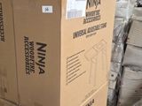 several boxes are stacked on top of each other in a warehouse