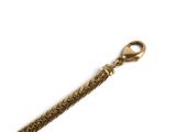 an image of a gold chain with a clasp on a white background