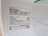 a label on the side of a refrigerator that says it is empty