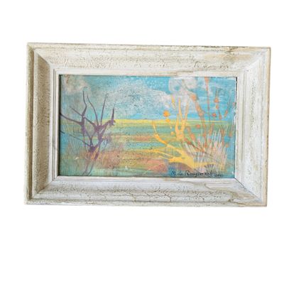 une image d'une image d'une image d'une peinture sur un mur