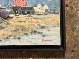 a picture of a painting on the wall of a building