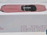 the pink car is in the box on the table