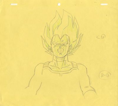 dessin représentant un jeune Gohan vêtu d'un t-shirt jaune