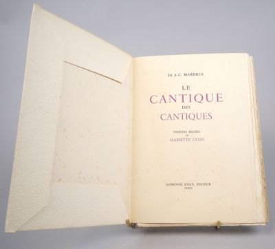 MARDRUS J.C. Le Cantique des Cantiques, Pointes Sèches de Ma…