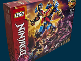 une boîte sur laquelle figure une figurine Lego de ninja