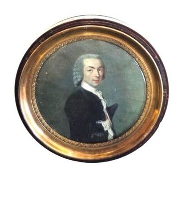Jean-Daniel WELPER (1730-1789), boîte ronde en écaille et la… - Photo 1