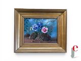 a picture of a painting on the wall of a room