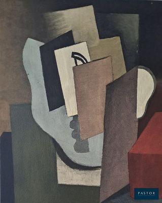 une image représentant un tableau où l'on voit un homme avec une guitare posée sur une table